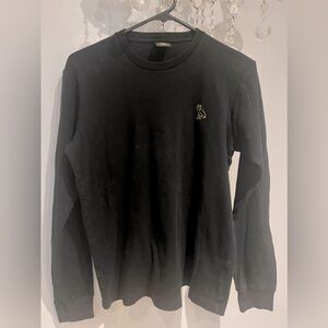 OVO Drake Merch black long sleeve shirt Size Small